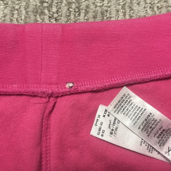 Juicy Couture Pink Velour Track Pants size medium ( tag cut out) - Picture 5 of 6